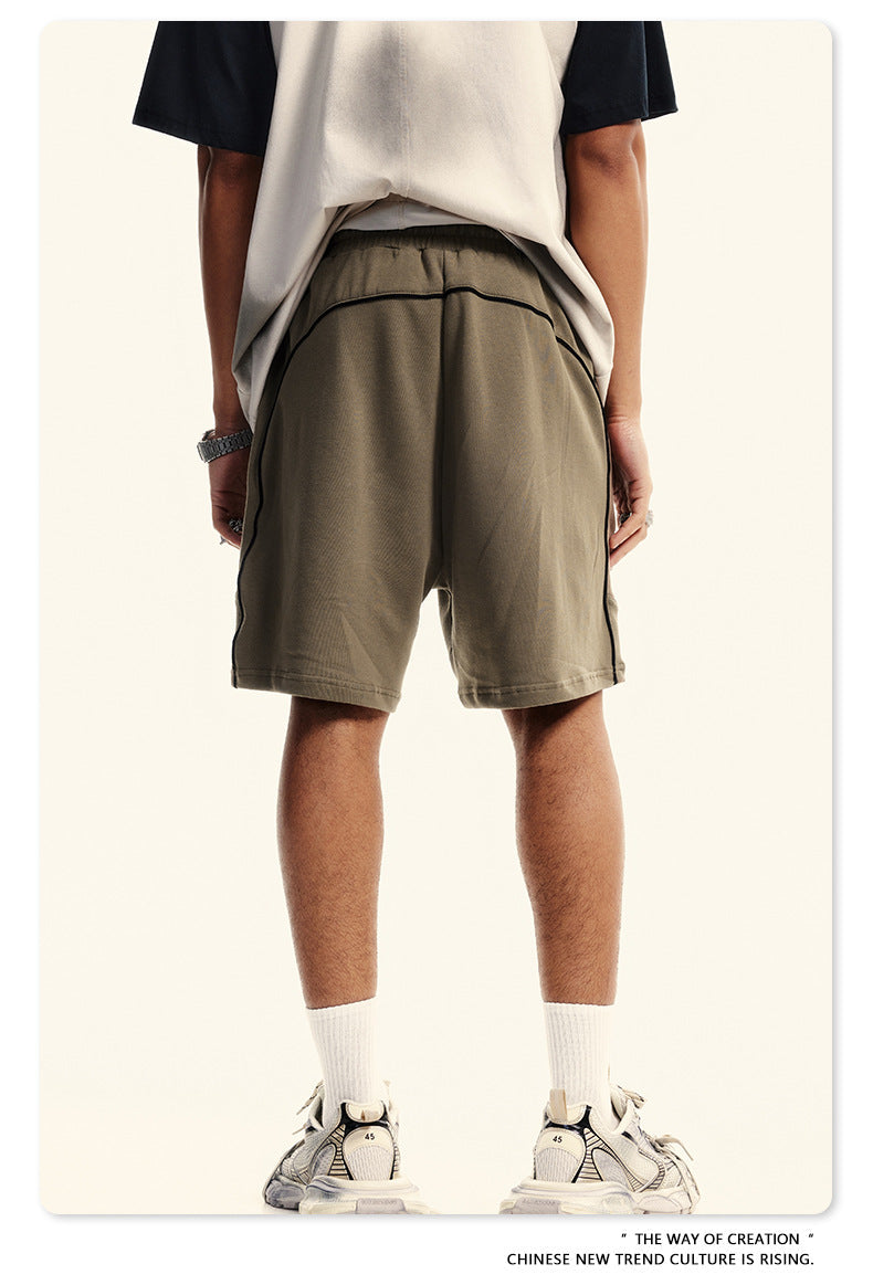 Men's Piped Athletic Shorts | Premium Sport Series