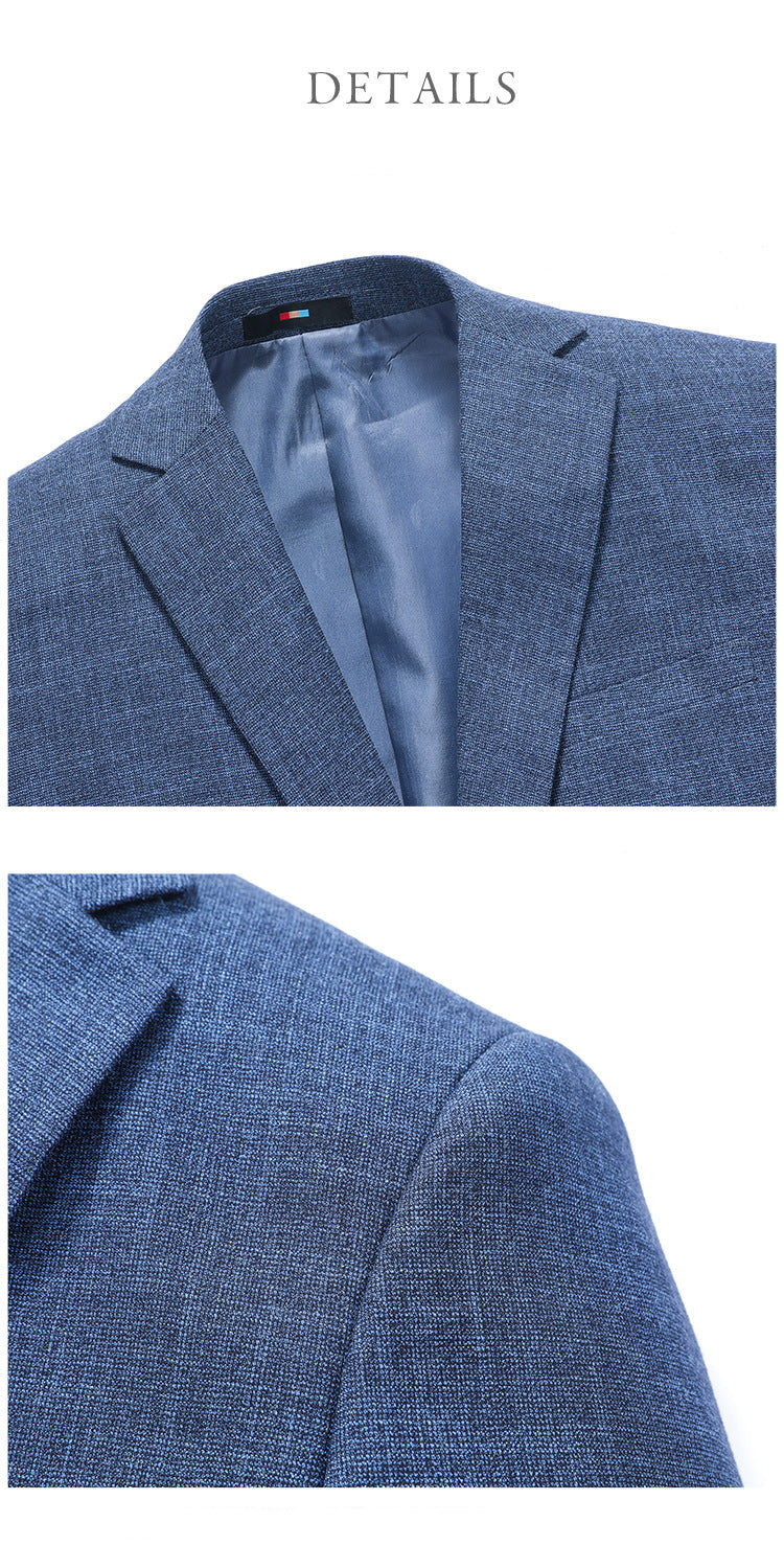 Men's Textured Two-Button Blazer | Modern Business Casual Collection
