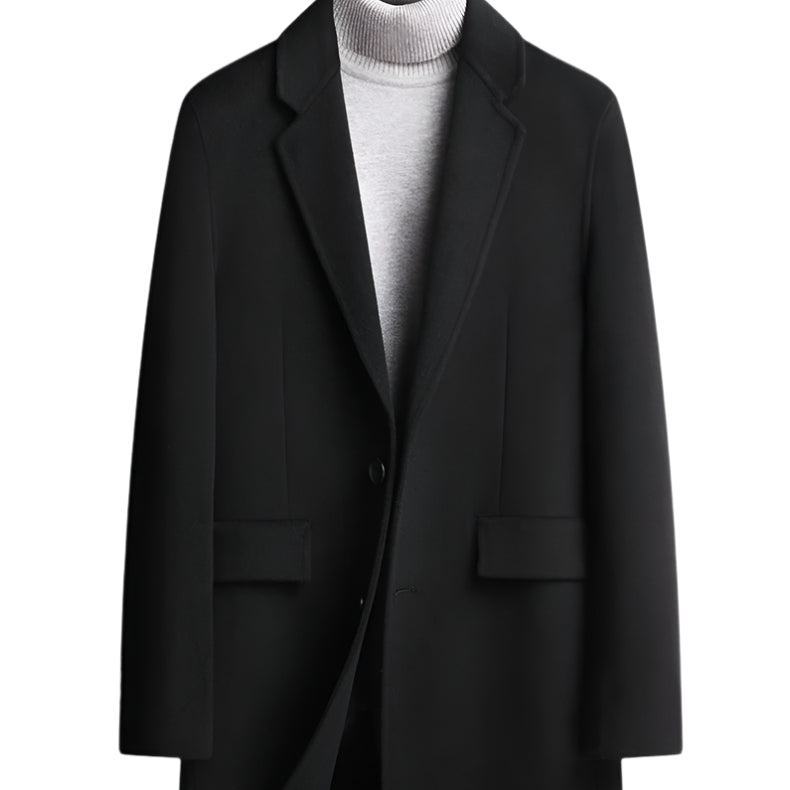 Men's Premium Wool Coat with Down Lining | Winter Luxury Collection