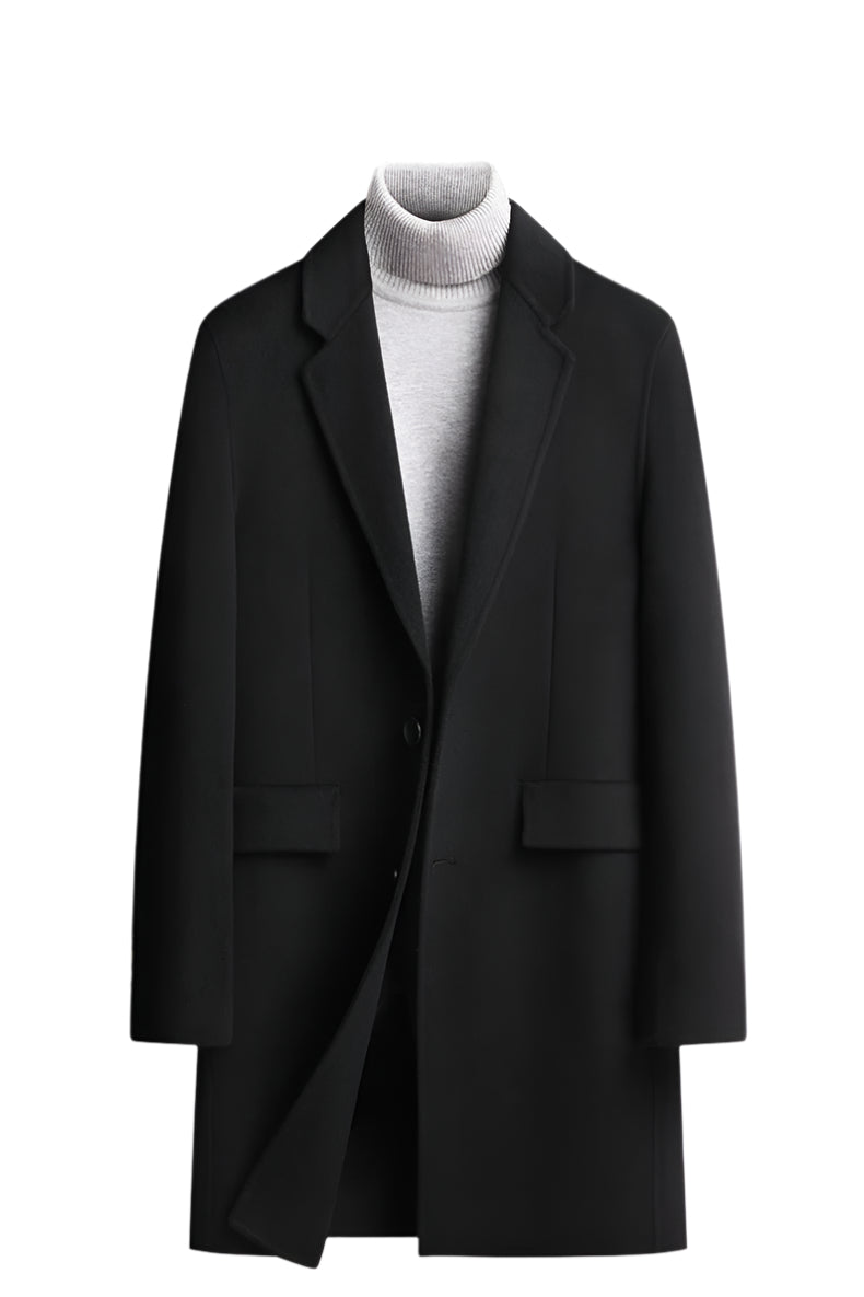Men's Premium Wool Coat with Down Lining | Winter Luxury Collection