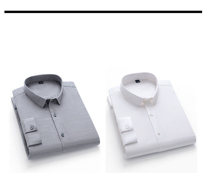 Men's Premium Cotton Business Shirt | Modern Textured Design