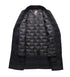 Inside view of the coat, showcasing the detachable quilted down liner