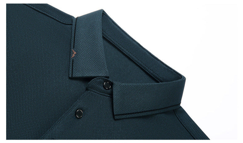 Men's Long Sleeve Performance Polo | Classic Minimal Design