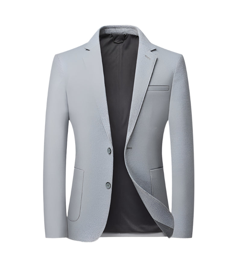 Men's Wool-Blend Blazer | Wrinkle-Free Business Casual Suit Jacket