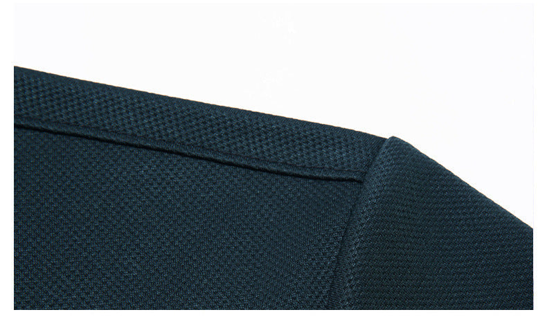 Men's Long Sleeve Performance Polo | Vertical Stitch Detail