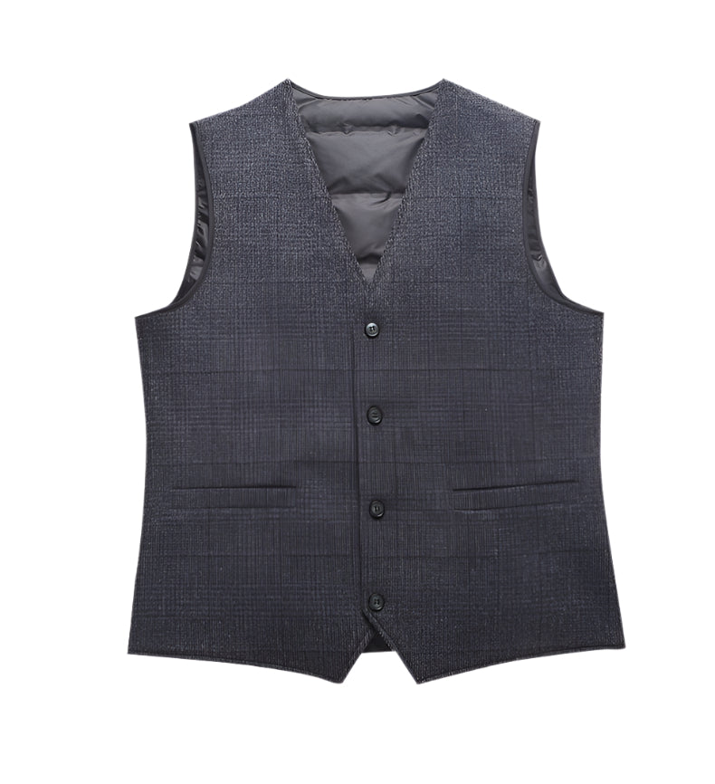 Abrigo de lana para hombre con forro de plumón desmontable | Colección Premium de invierno