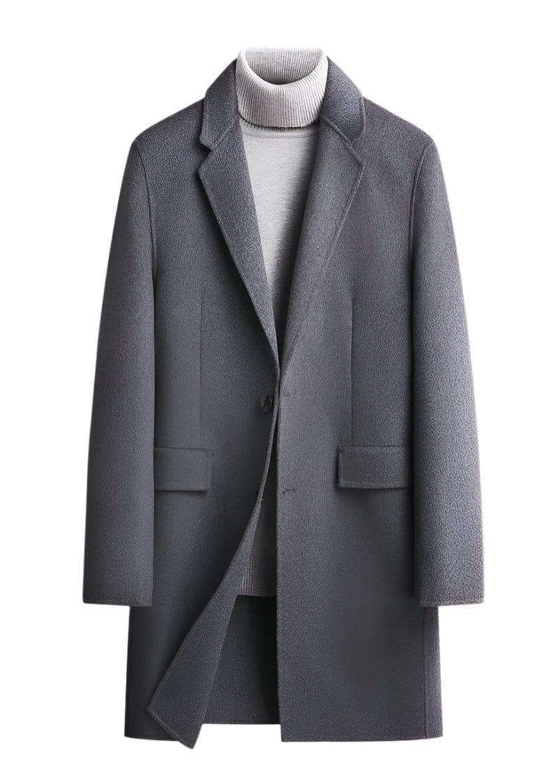 Men's Premium Wool Coat with Down Lining | Winter Luxury Collection