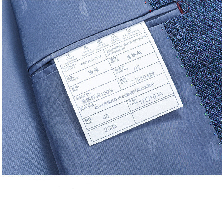 Men's Textured Two-Button Blazer | Modern Business Casual Collection