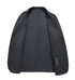Interior view of black wool blazer showing smooth black lining and inner pocket