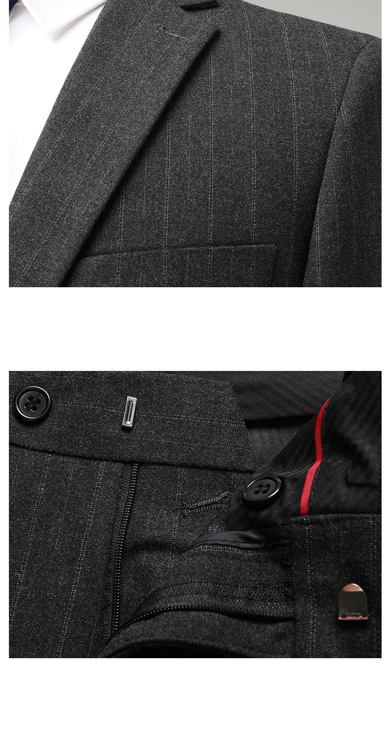 Men's Slim-Fit Business Suit Set | Premium Urban Collection