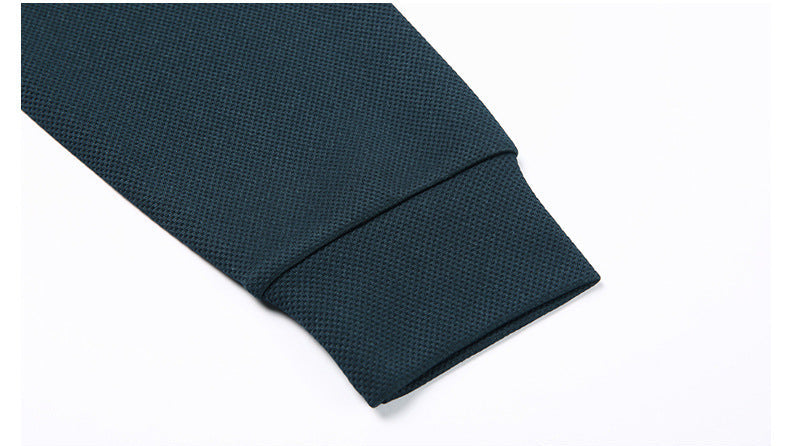 Men's Long Sleeve Performance Polo | Classic Minimal Design