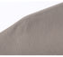 Close-up of light gray cotton fabric texture showing smooth surface and fine knit pattern
