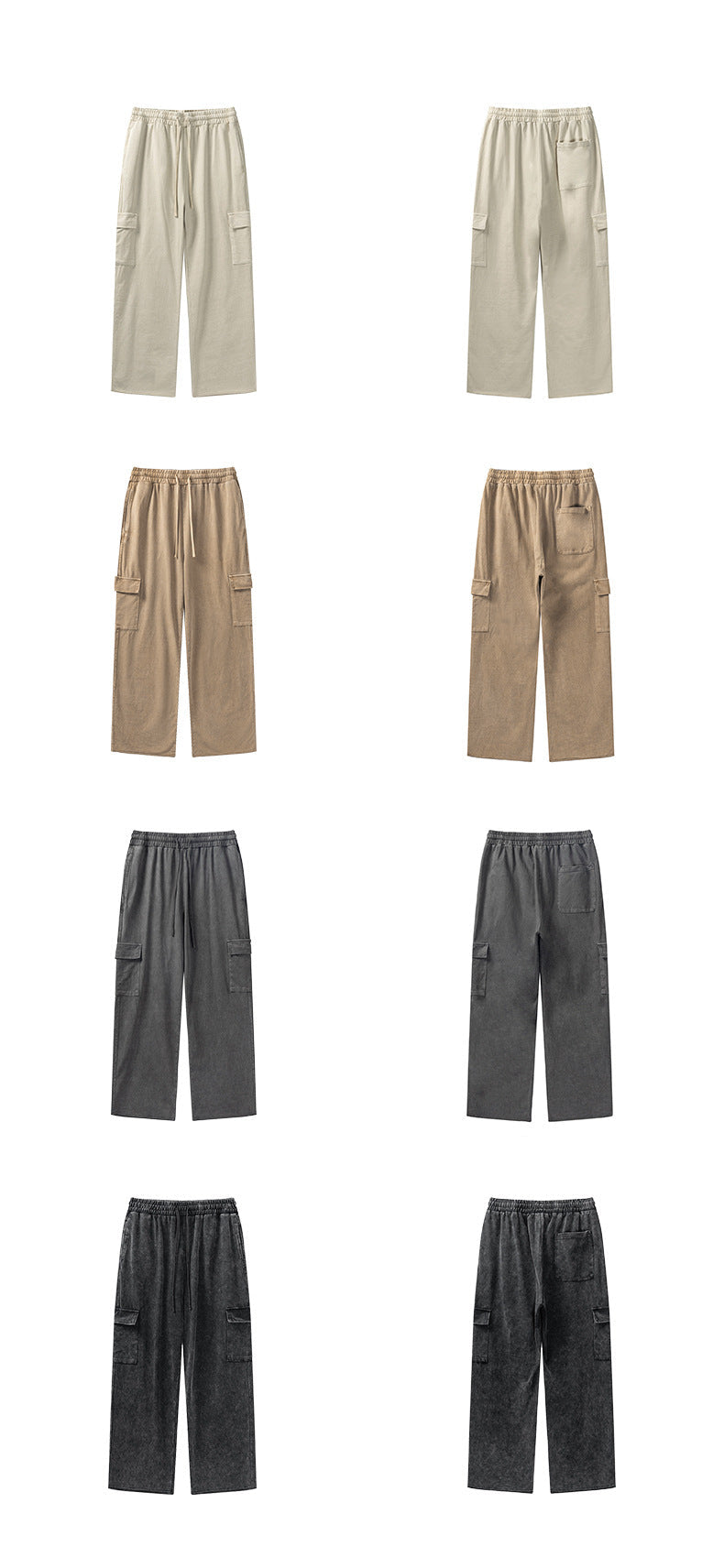 Men's Midnight Drift Cargo Pants | Vintage Wash Streetwear
