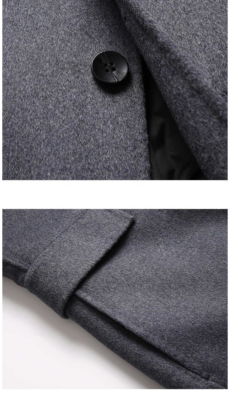 Men's Premium Wool Coat with Down Lining | Winter Luxury Collection