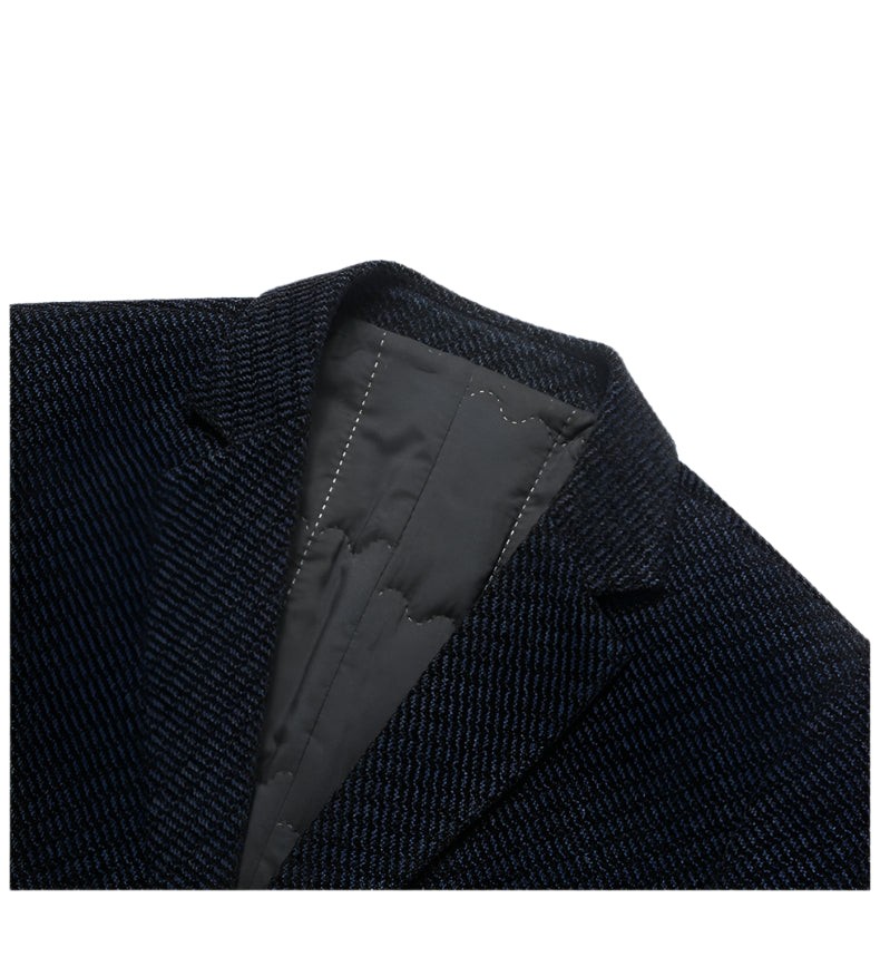 Blazer acolchado a medida para hombre | Chaqueta cálida de invierno