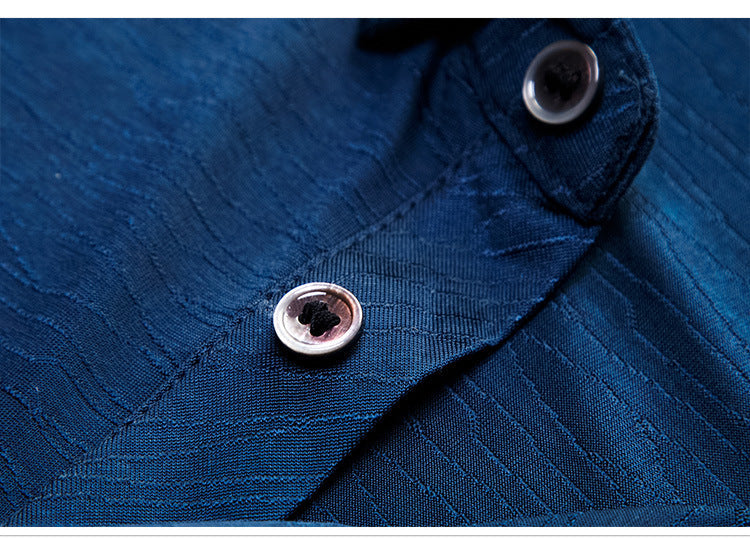 Men's Mulberry Silk Polo Shirt | Luxury Ice Silk Summer Polo