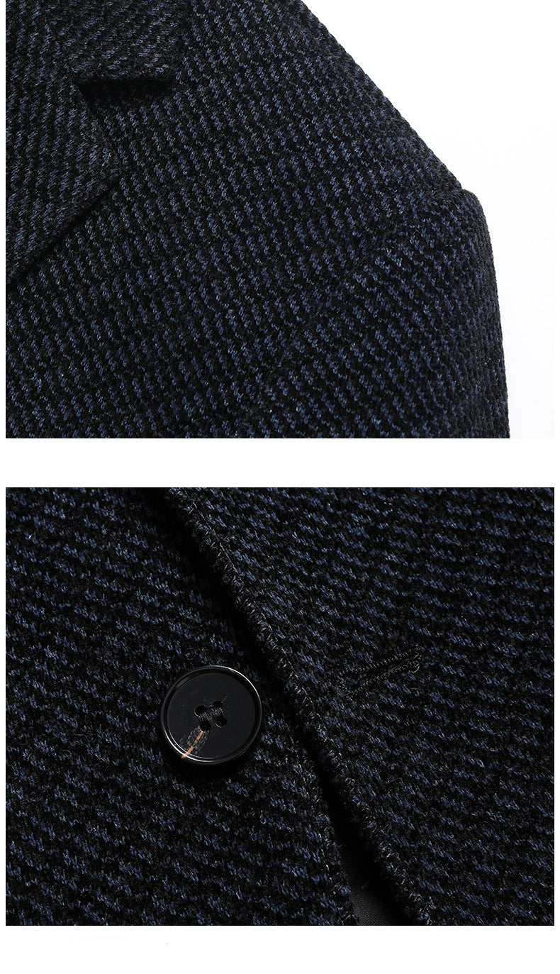 Blazer acolchado a medida para hombre | Chaqueta cálida de invierno