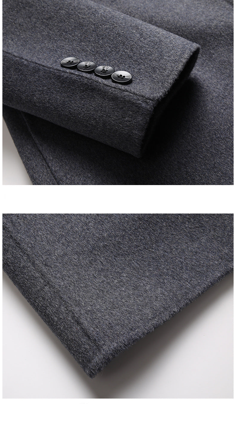 Men's Premium Wool Coat with Down Lining | Winter Luxury Collection