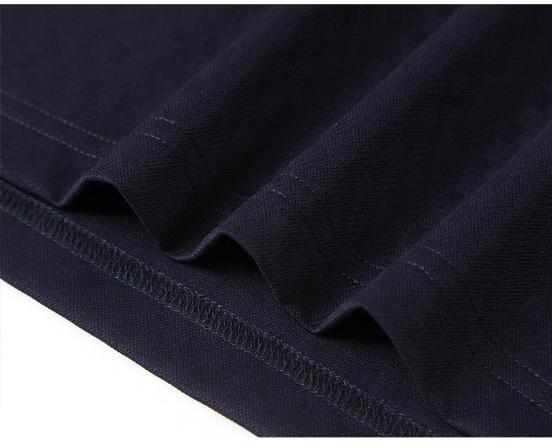 Polo de seda morera en jacquard para hombre | Tecnología Premium Comfort