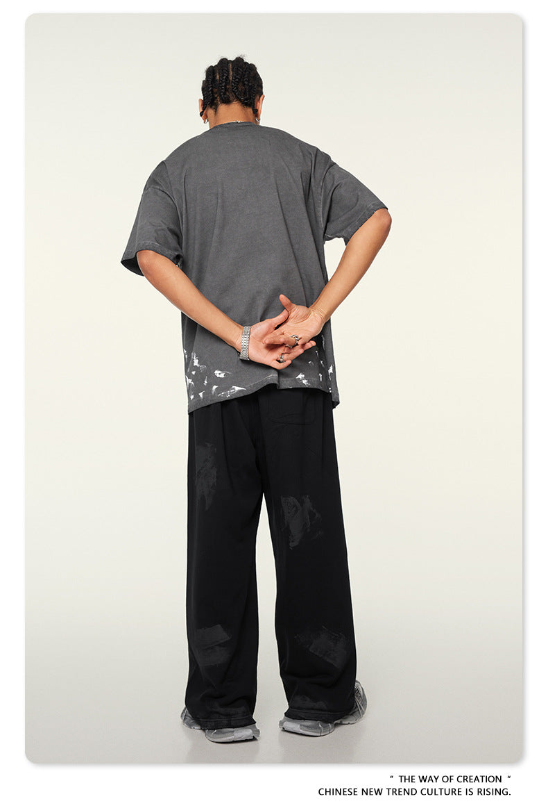 Men's Oversized Wide Leg Casual Pants
