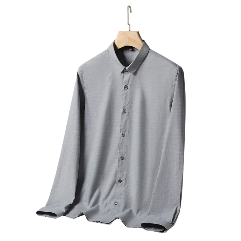 Men's Premium Cotton Business Shirt | Modern Textured Design