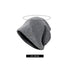 Gray beanie with size information, highlighting adjustable fit for 55-60cm head circumference