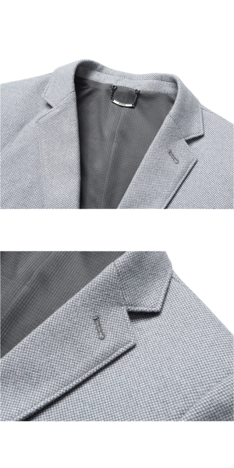 Men's Wool-Blend Blazer | Wrinkle-Free Business Casual Suit Jacket