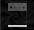 Close-up of black fabric showing safety features: comfortable, ventilated, soft, and harmless material