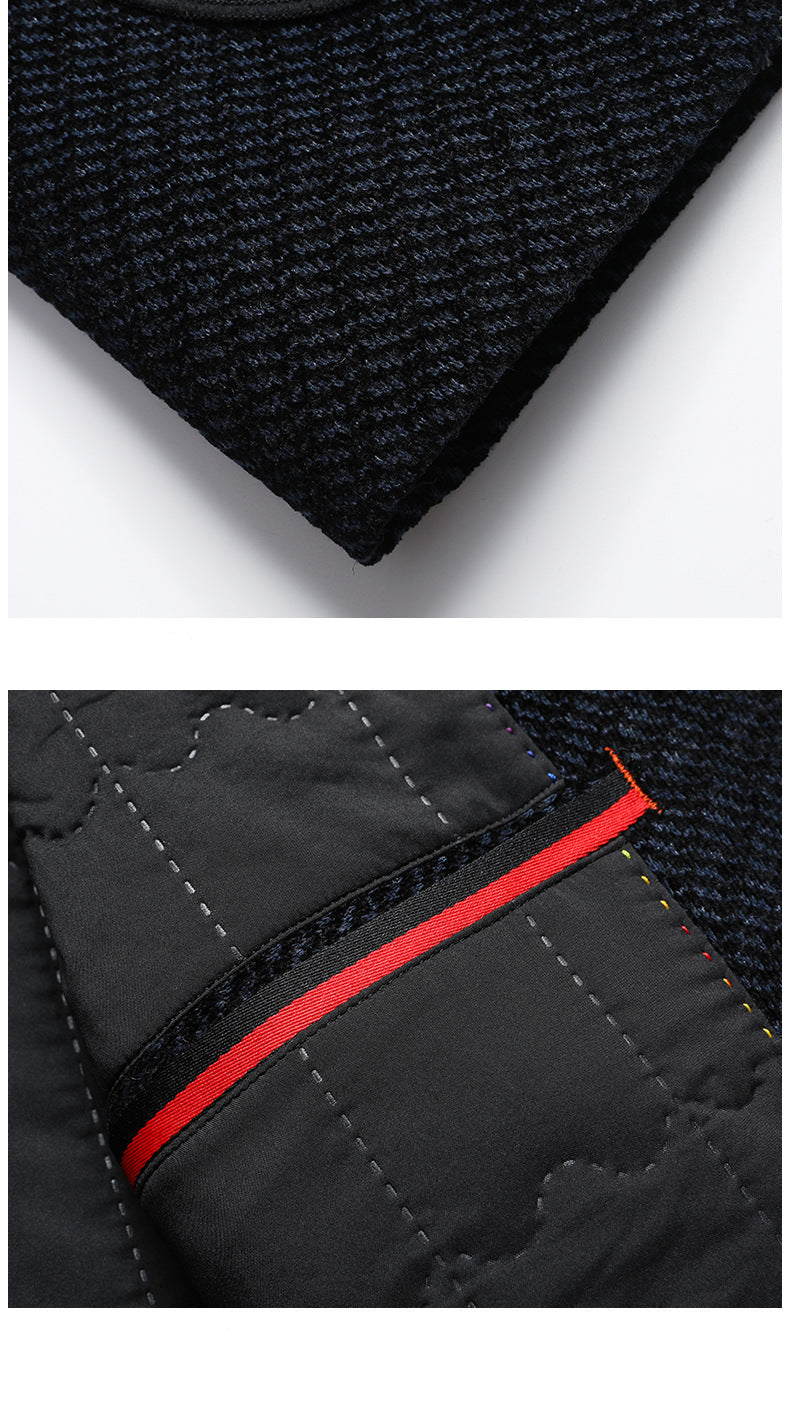 Blazer acolchado a medida para hombre | Chaqueta cálida de invierno