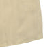 Detail shot of cream dress fabric showing smooth hemline finish