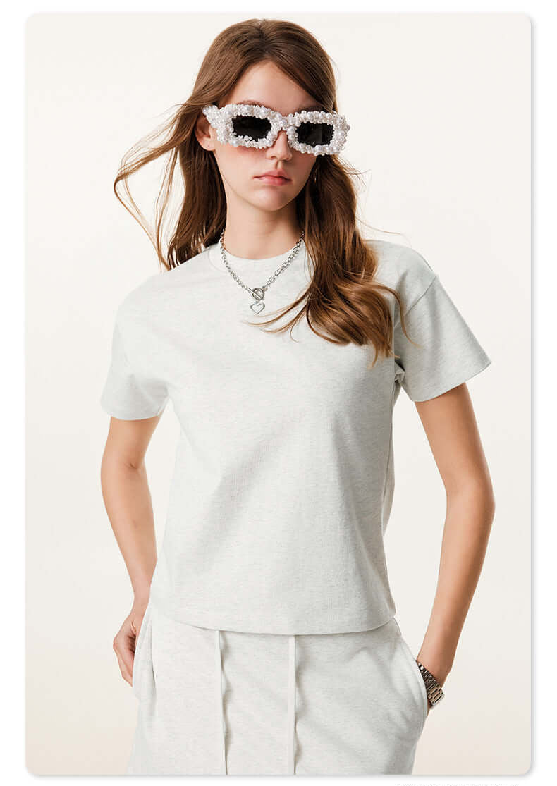 Off-white t-shirt close-up