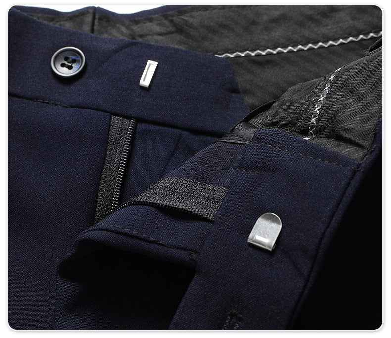 Men's Navy Double-Breasted 2-Piece Suit | Executive Collection
