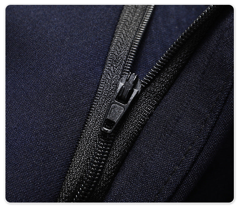 Men's Navy Double-Breasted 2-Piece Suit | Executive Collection