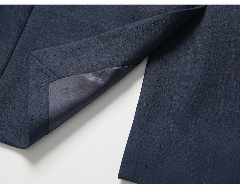 Men's Premium Striped Suit Set | Professional 2-Piece Collection