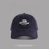 Navy blue baseball cap featuring "Outstand" embroidered in white