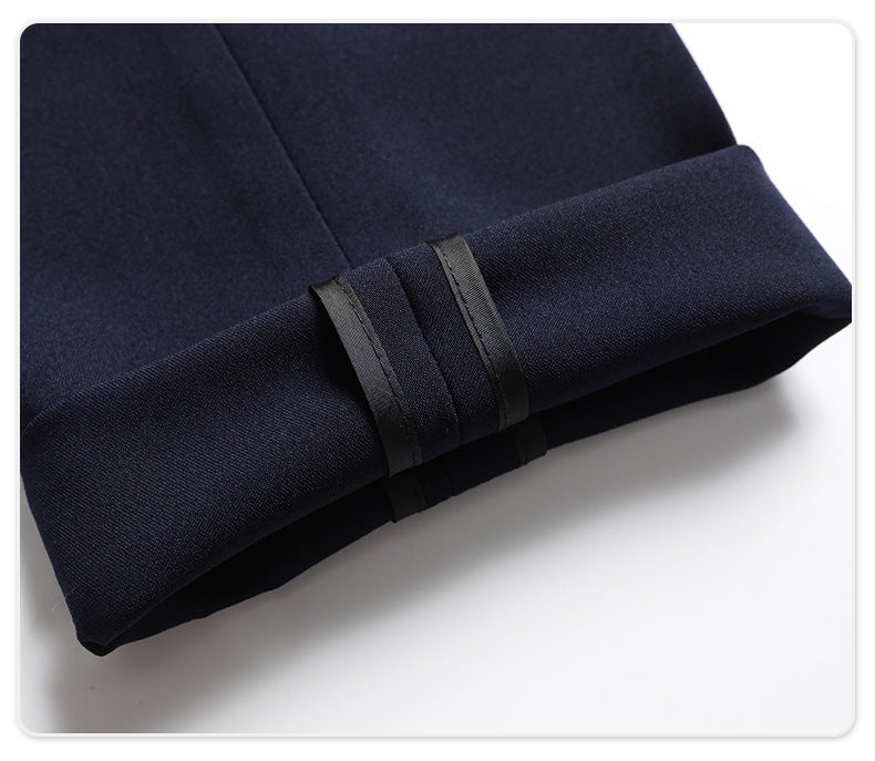 Men's Navy Double-Breasted 2-Piece Suit | Executive Collection