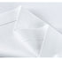 Detail of white polo shirt collar construction showing stitching and fabric texture