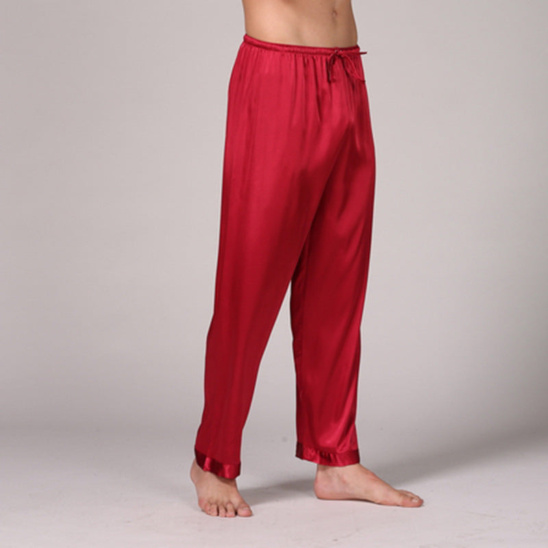 Pantalones de dormir suaves y sedosos para hombre