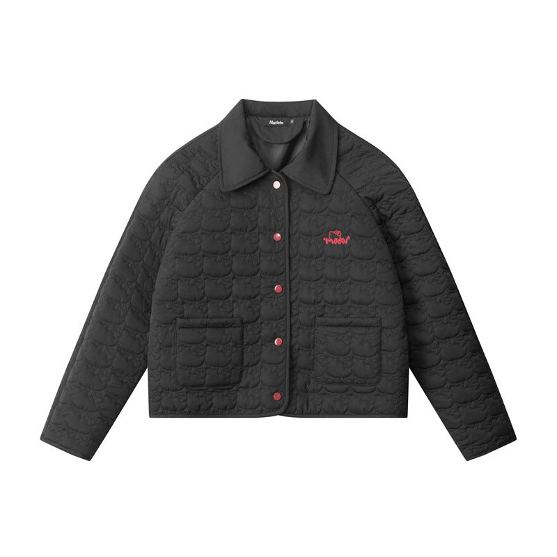 Quilted Love Embroidered Jacket