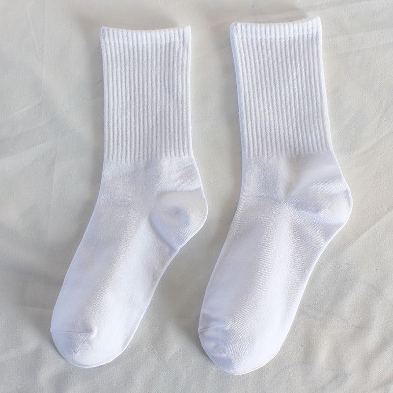 Moisture-Wicking Athletic Crew Socks (2 Pairs)