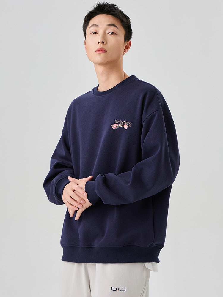 Mini Floral Logo Cotton Blend Sweatshirt