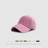 Dusty pink cotton baseball cap with casual everyday design