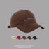 Brown vintage-style baseball cap with 'BluesRose' embroidered logo, curved brim, and adjustable strap