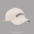 Beige BluesRose baseball cap with embroidered logo, soft washed fabric, and a classic curved brim