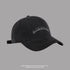 Black BluesRose embroidered baseball cap with a curved brim and soft washed cotton material