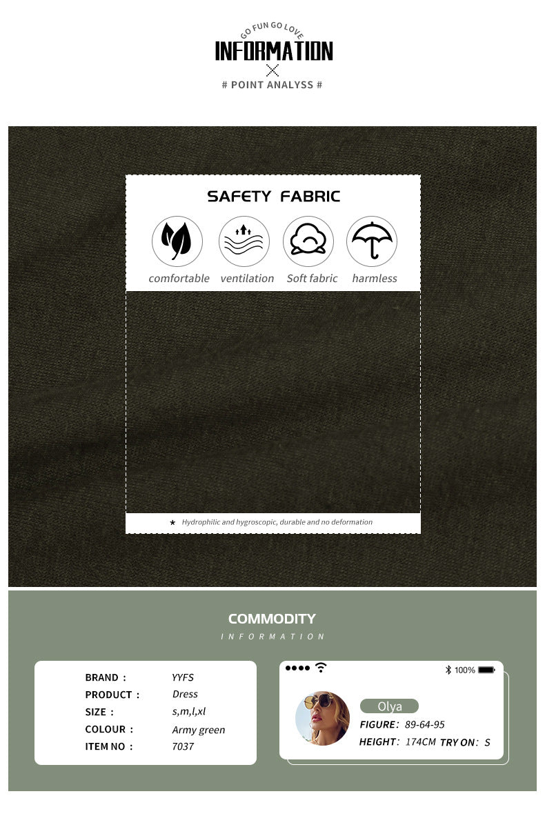 Product fabric detail showing safety features: comfortable, ventilated, soft and harmless material