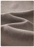 Macro detail of light grey cotton fabric showing knit texture