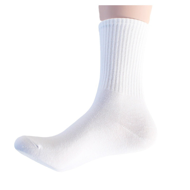 Moisture-Wicking Athletic Crew Socks (2 Pairs)