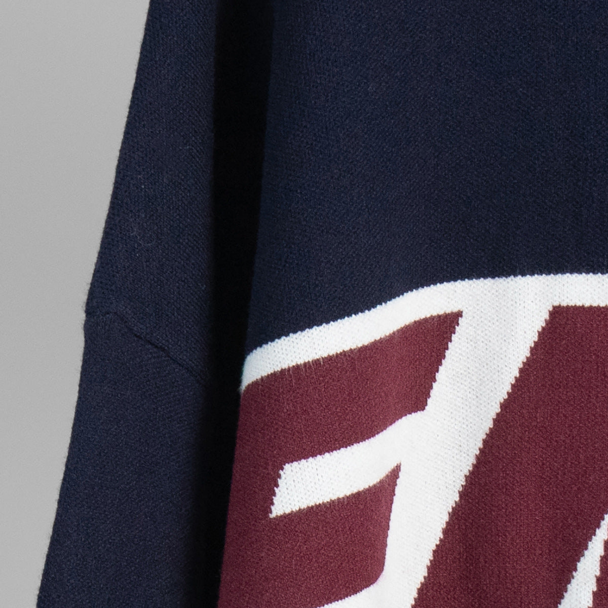 Retro Jacquard Letter Zip Up Sweater – Sporty Colorblock Knit Cardigan