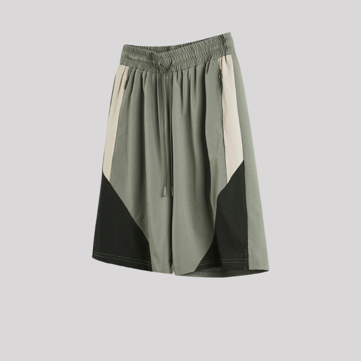 Men's Retro Sport Shorts | Geometric Color Block Series